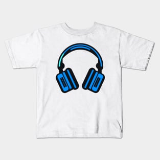 Music Headphone City Rhyme Wonderful Vibes Vector Graphic Kids T-Shirt